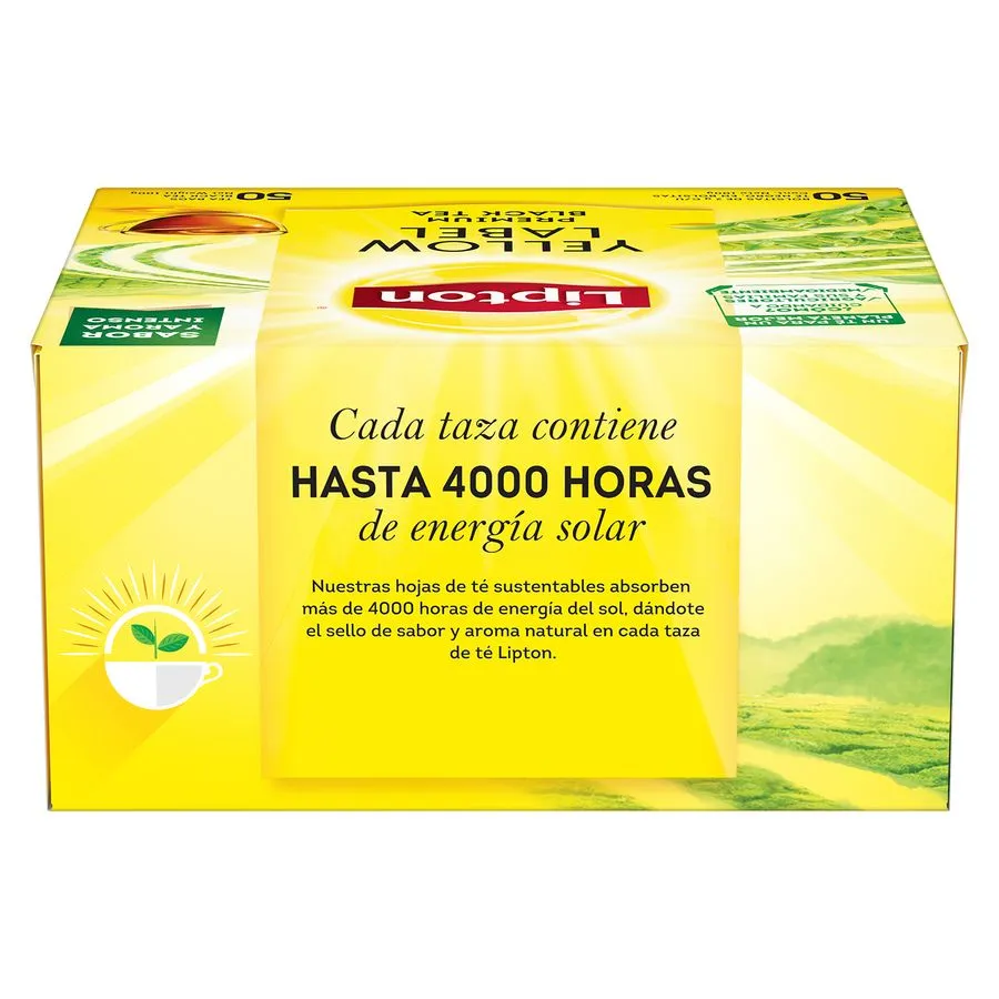Té Lipton Yellow Label 100 Bolsas