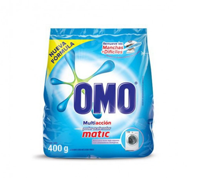 Detergente en Polvo Omo Matic Multiacción 400g