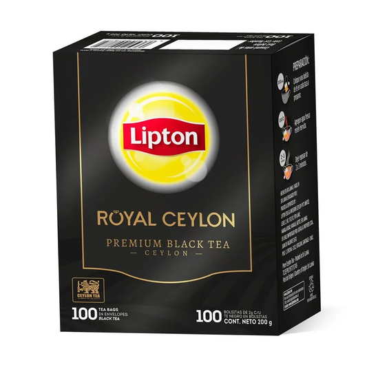 Té Lipton Black Label 100 Bolsas | Intenso