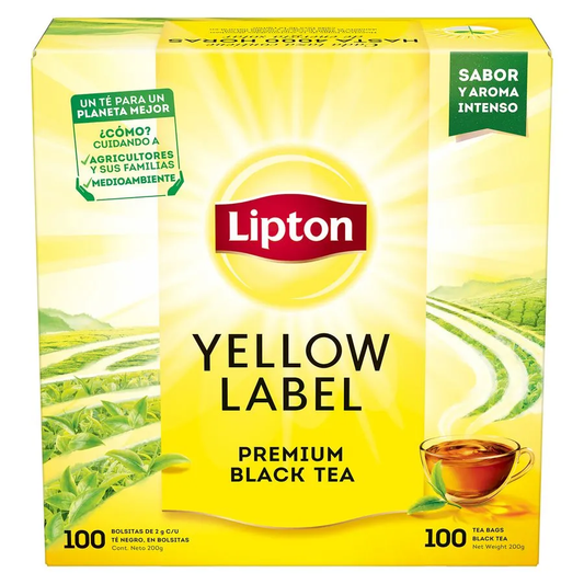 Té Lipton Yellow Label 100 Bolsas