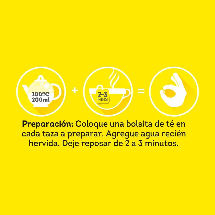 Té Lipton Yellow Label 100 Bolsas