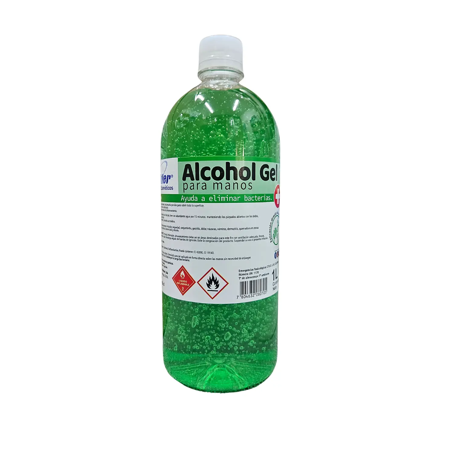 Alcohol Gel Winkler 1 Litro 70% Etanol