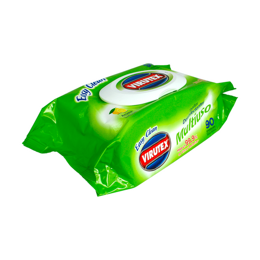 Toallas Desinfectantes Virutex Limón 90un | Easy Clean