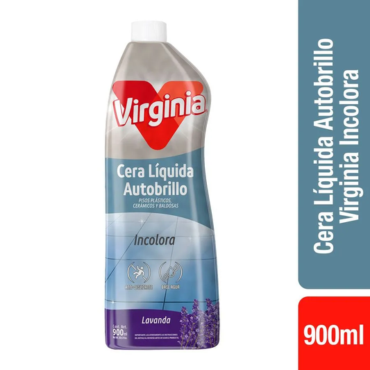 Cera Autobrillo Incolora Virginia 900cc Pisos
