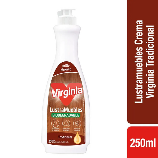 Lustramuebles en Crema Virginia Tradicional 250ml