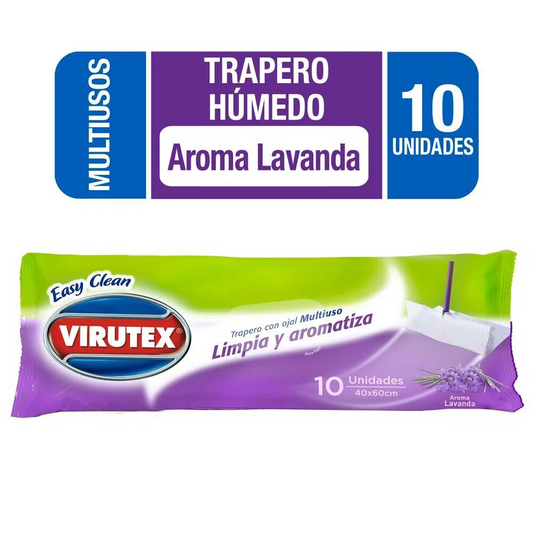 Traperos Húmedos Lavanda Virutex Pro