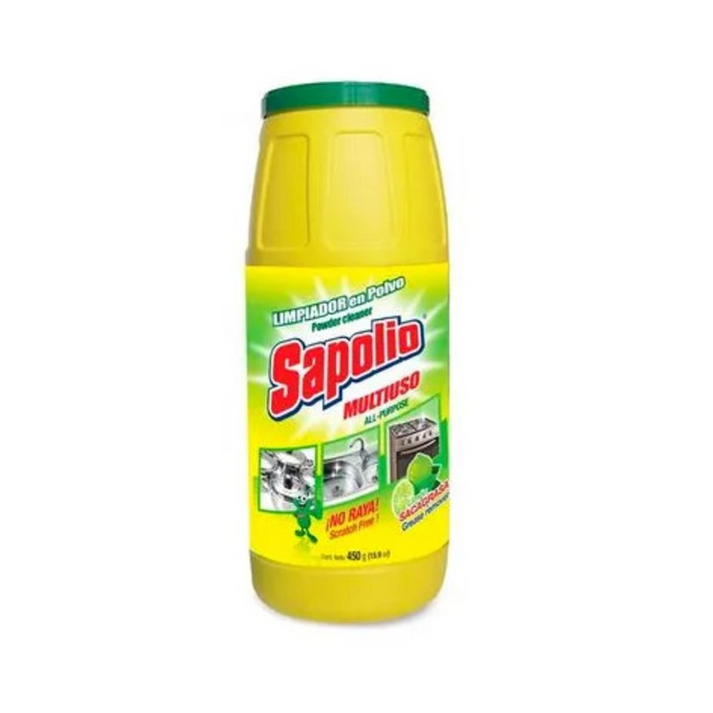 Limpiador en Polvo Sapolio 450g | LimpHogar.cl