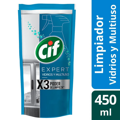 Limpiavidrios Cif Expert Recarga 450ml