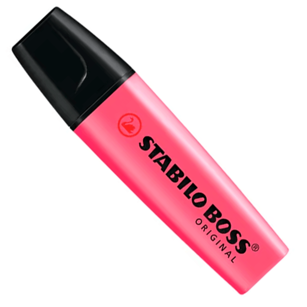 Destacador Stabilo Boss Original Rosado