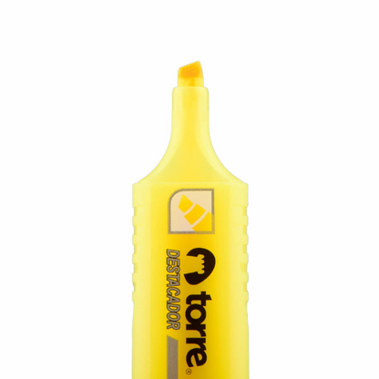 Destacador Torre Amarillo Punta Biselada