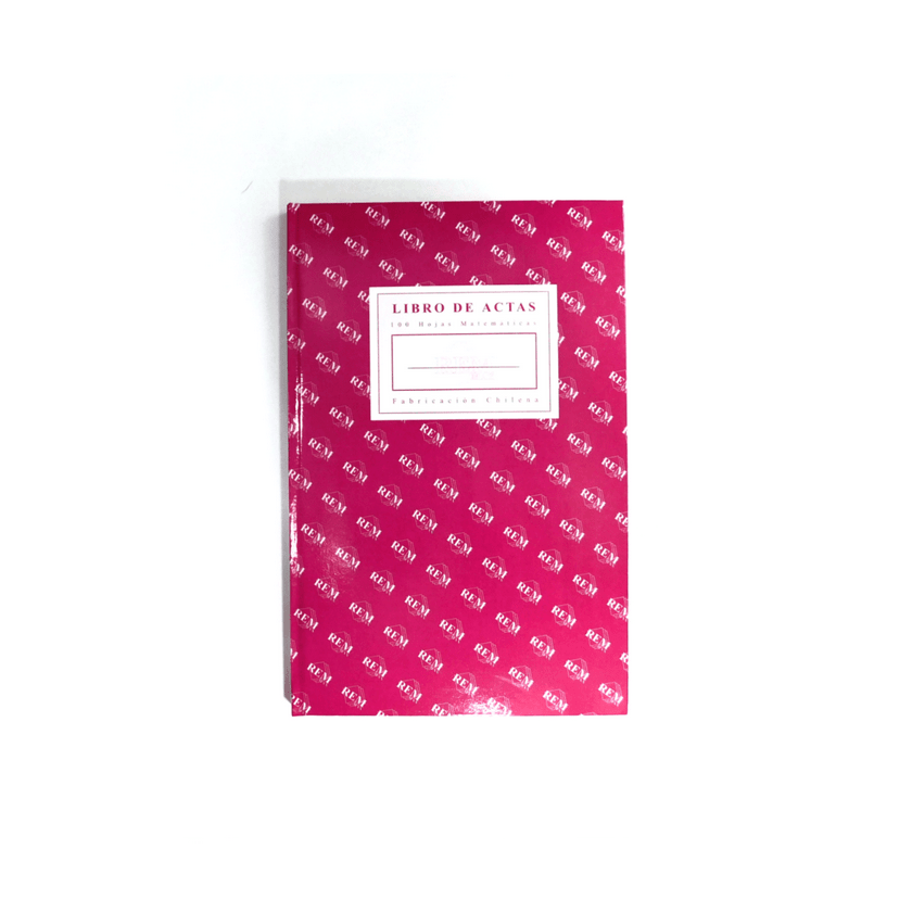 Libro de Actas REM 100 Hojas