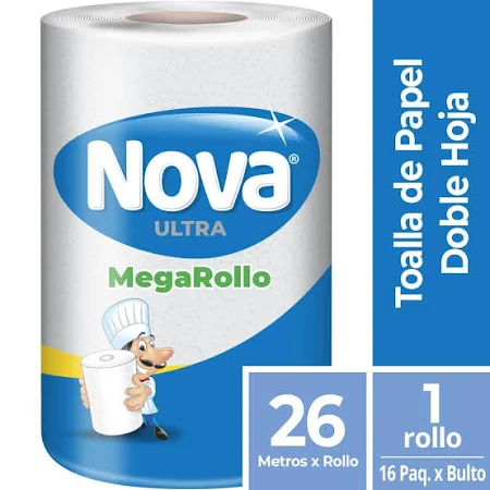 Toalla Papel Nova Ultra 26m Doble Hoja 🧻🔥