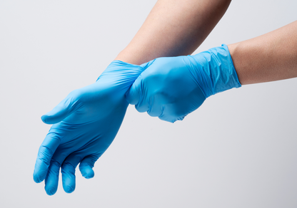 Guante Nitrilo Azul Sin Polvo