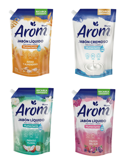 Jabón Líquido Arom 750ml Doypack