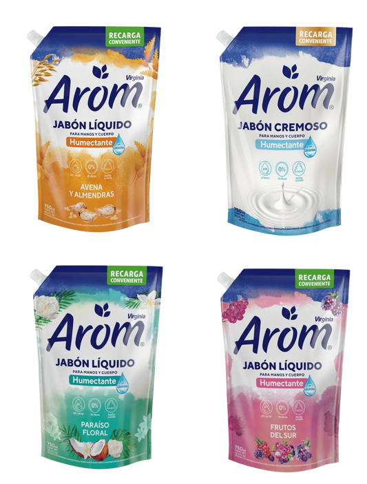 Jabón Líquido Arom 750ml Doypack