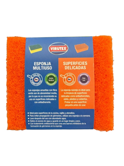Esponja Multiuso Virutex 4+1