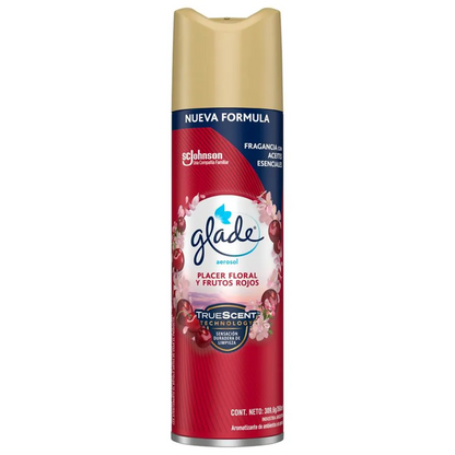 Desodorante Ambiental Glade Aerosol Placer Floral y Frutos Rojos 360 ml