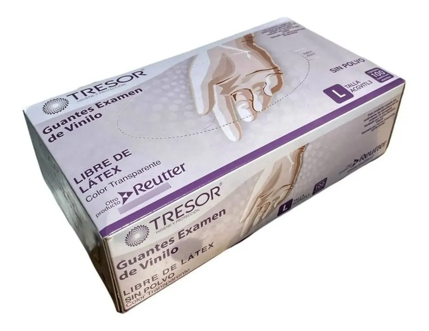Guante Vinilo Sin Polvo Tresor