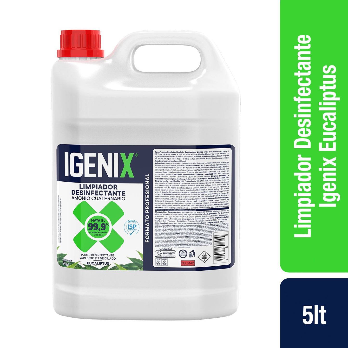 Desinfectante Igenix Eucalipto 5L