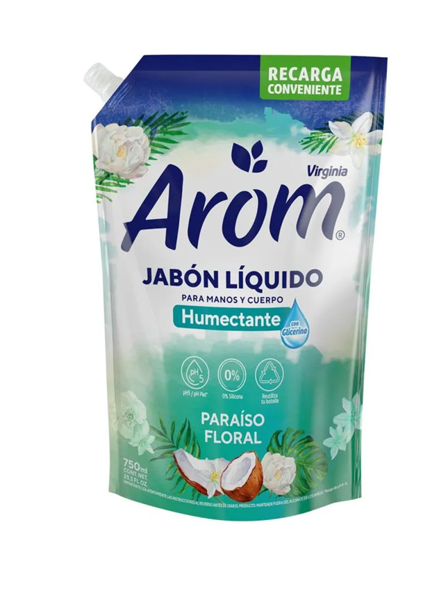 Jabón Líquido Arom 750ml Doypack
